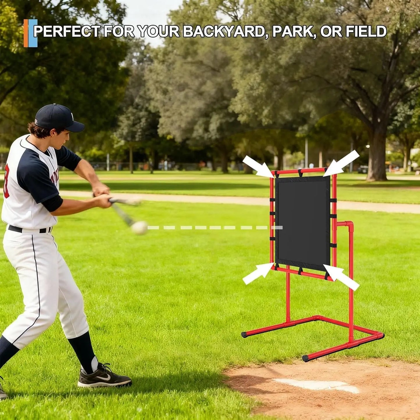 HiMISS Baseball Strike Zone Pitching Training For Plastic Wiffle Blitzball