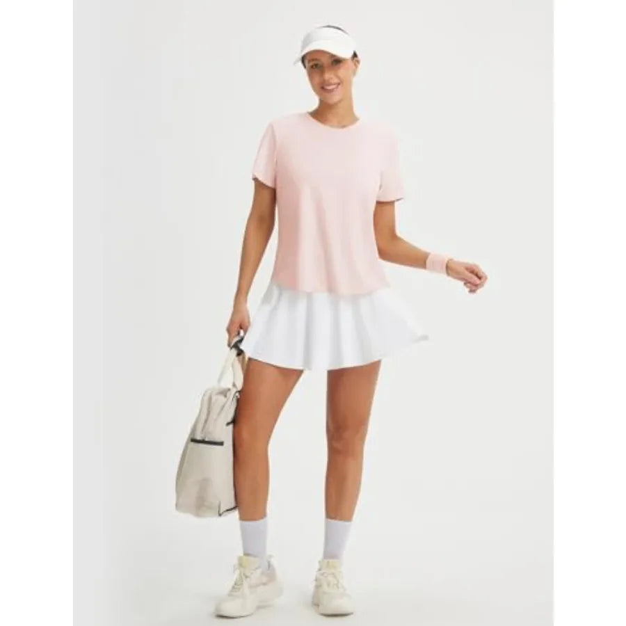 Baleaf Ice Cooling Short Sleeve Top For Women UPF 50+