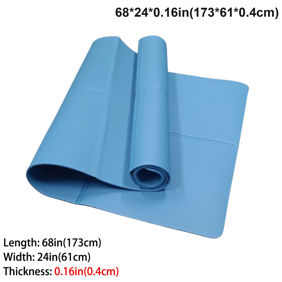 Eco Friendly Foldable Yoga Mat EVA Folding Travel Portable