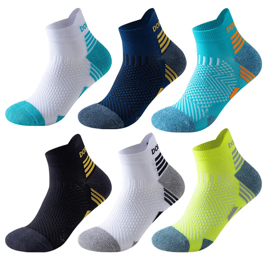 Marathon Running Socks for Men and Women Ankle Cushioned