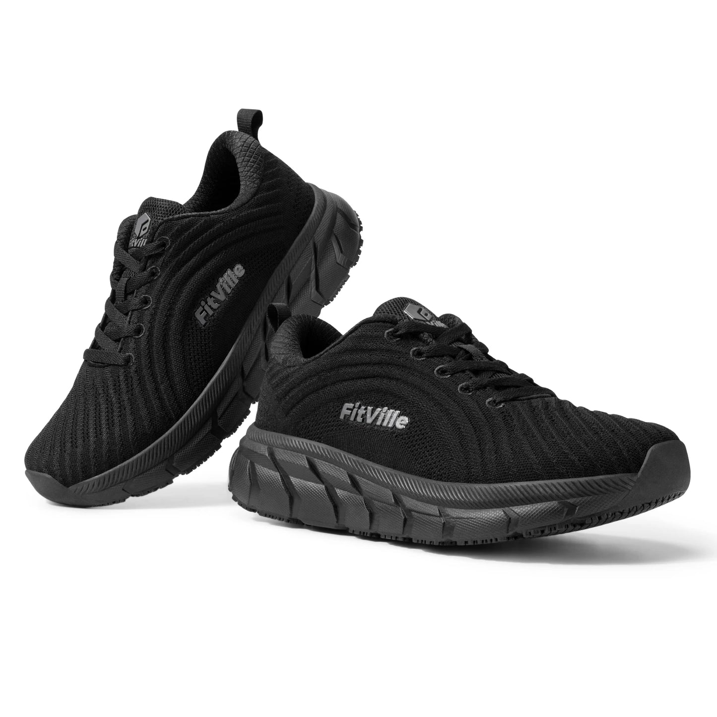 Fitville Men FlowCore V2 Wide Toe Box Running Shoes Cushioned