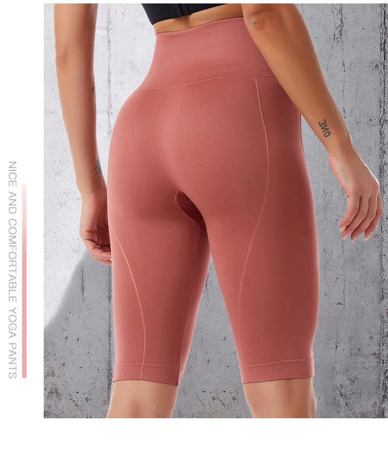 Womens Breathable Quick-Dry High-Waist Sports Yoga Pants For Workout