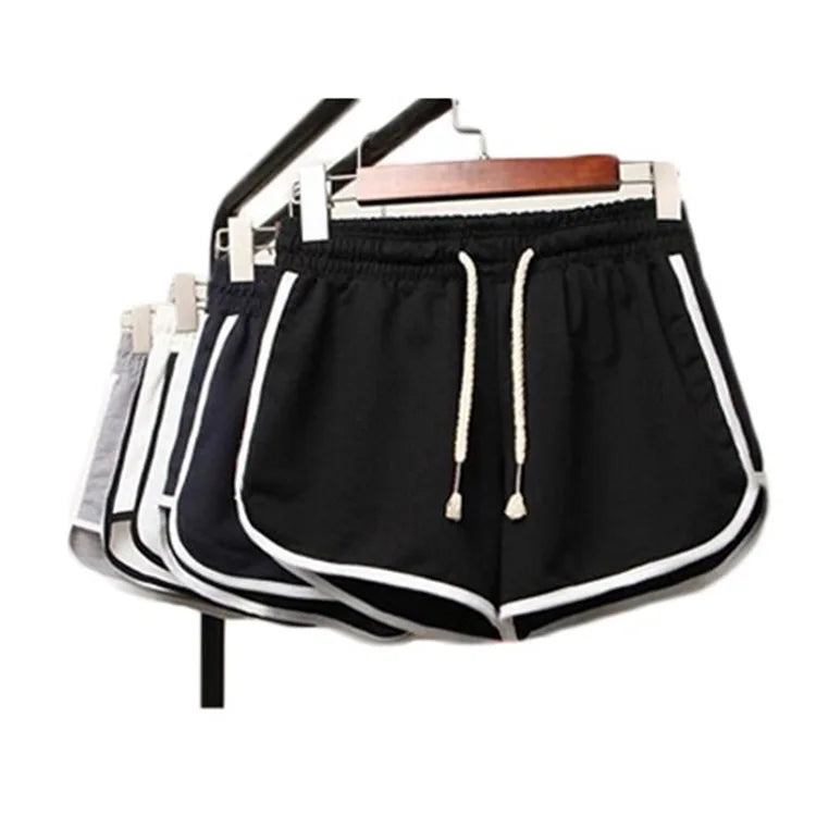 Women Yoga Shorts Breathable Mid Waist Casual Wide Leg