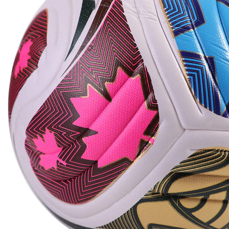 LISM Soccer Ball PU Leather Seamless Wear Resistant