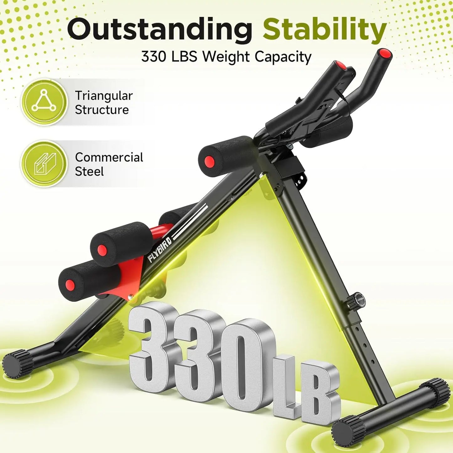 Adjustable Ab Machine For Home Gym Full Body Workout Equipment