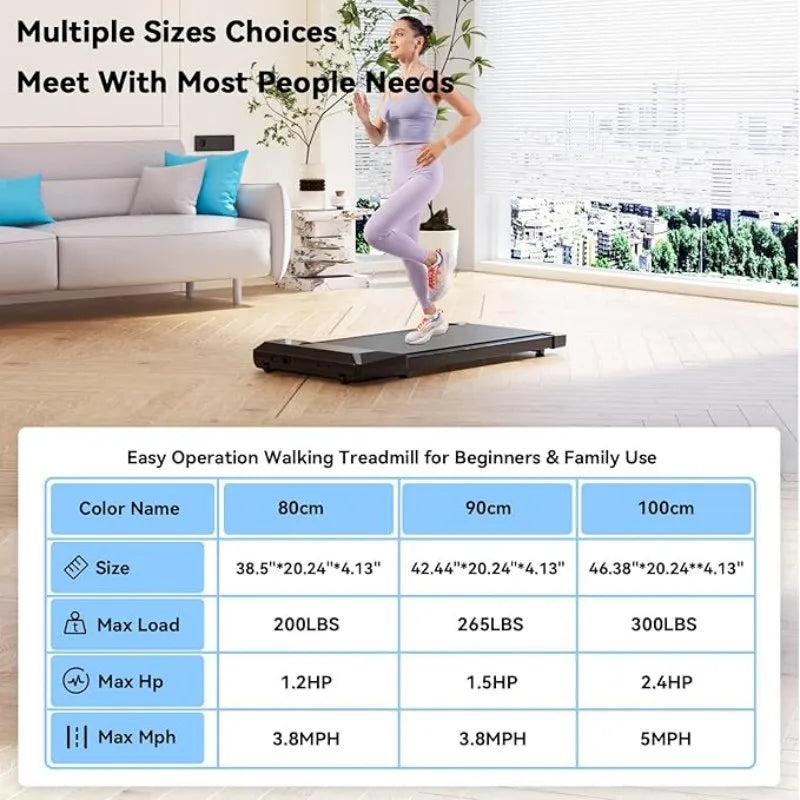 Superun 2In1 Home Office Walking Treadmill With App and Remote