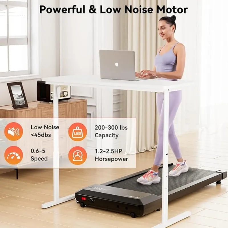 Superun 2In1 Home Office Walking Treadmill With App and Remote