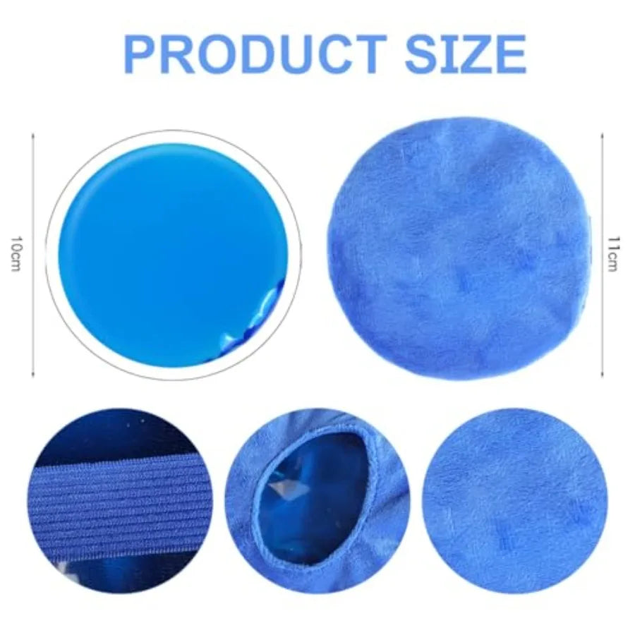 Round Gel Ice Packs Reusable Hot Cold Relief For Pain