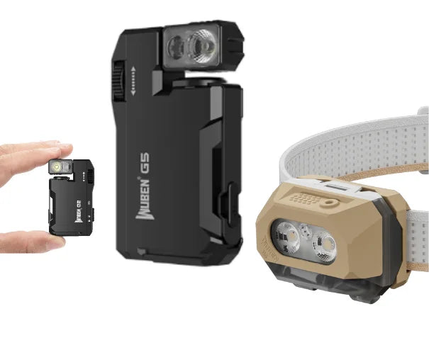 WUBEN H4 G5 Rechargeable LED Flashlight With RGB Light Outdoors
