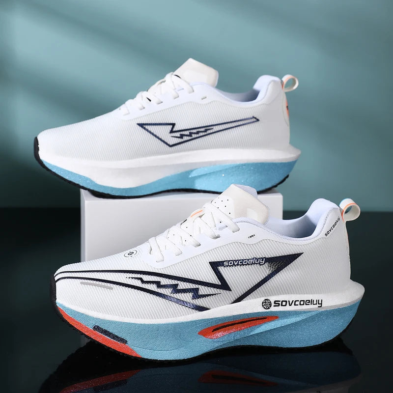 Men Running Shoes Lightweight Breathable Nonslip Sneakers