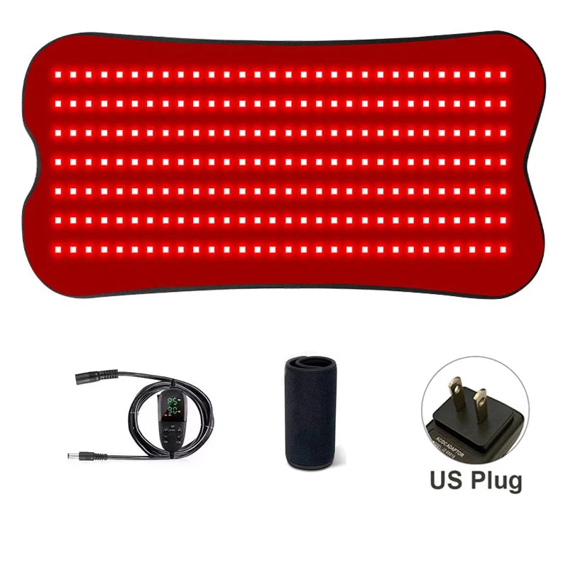 Vilnason Red Infrared Light Therapy Pad 660nm 850nm For Body